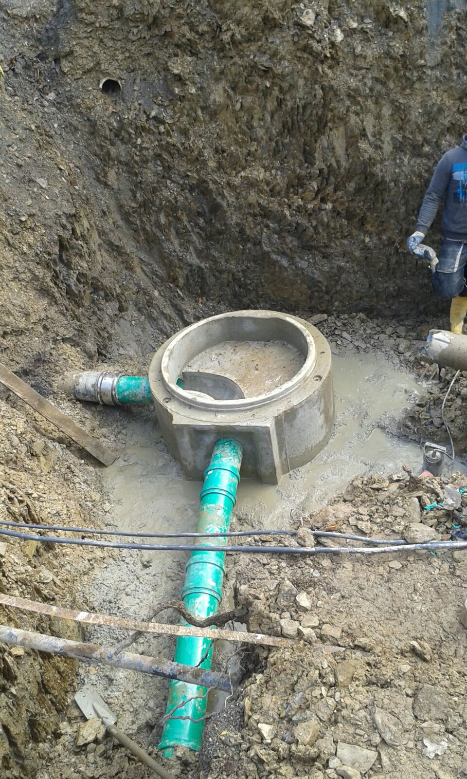 Schachtbau und Rohranschluss im kommunalen Tiefbau Schachtbau und Rohranschluss im kommunalen Tiefbau