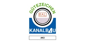RAL Gütezeichen Kanalbau AK3 Zertifizierung